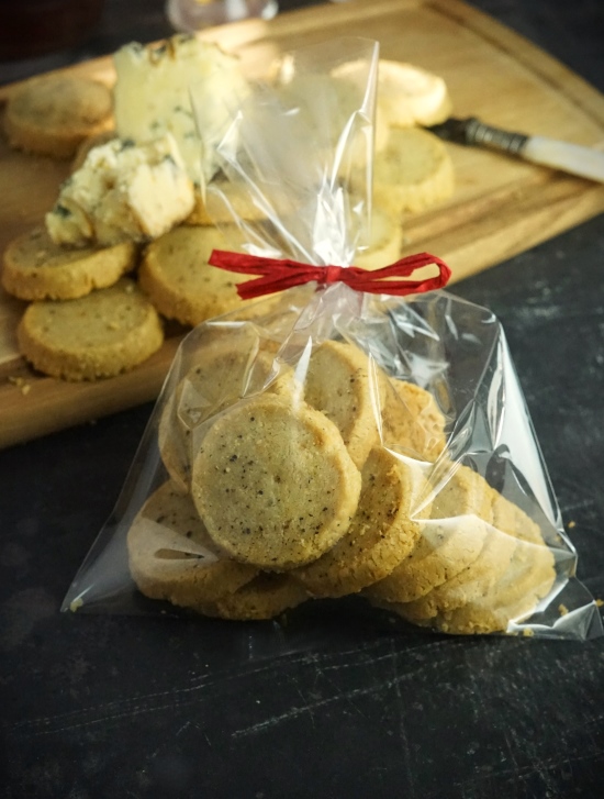 gift bag of Stilton Shortbread Biscuits