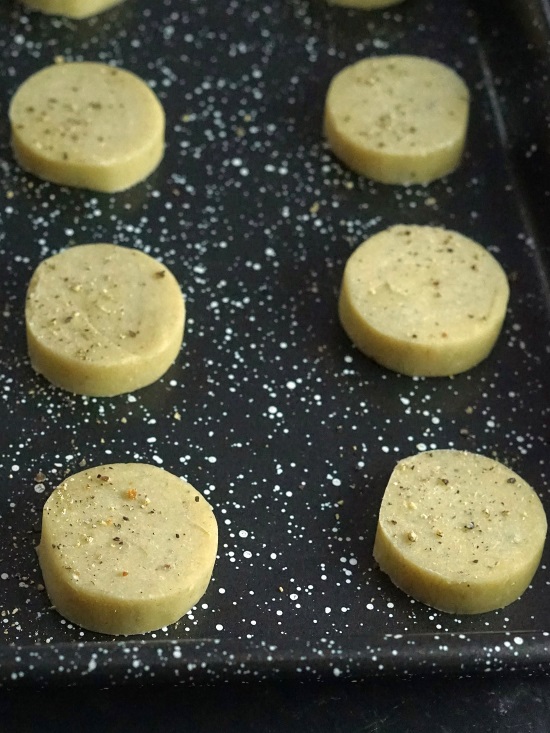 ready to bake Stilton Shortbread Biscuits