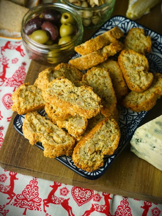 Savoury Biscotti at Christmas