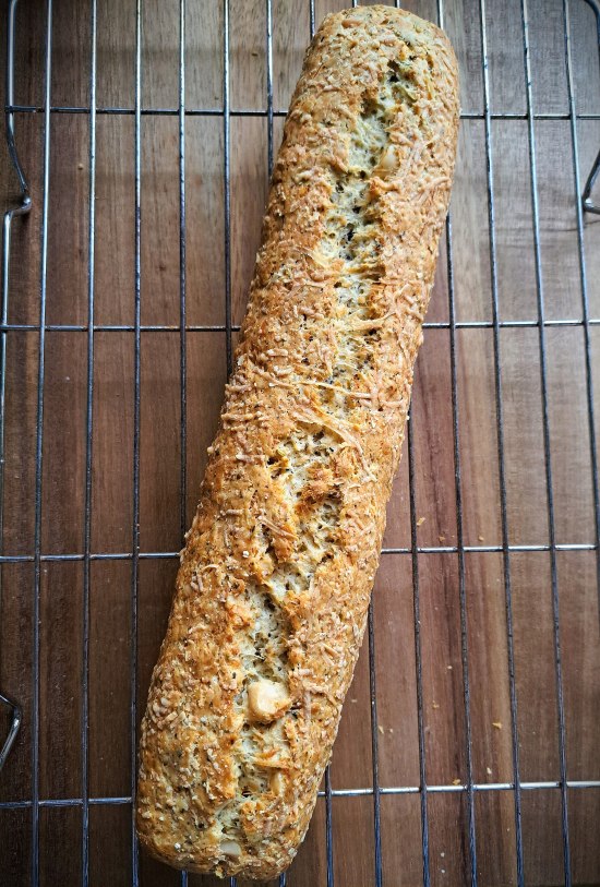 cooling cooked dough for Savoury Biscotti