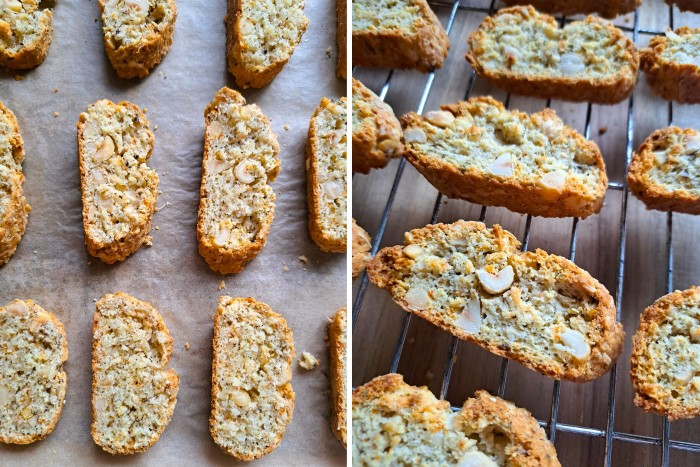 Second baking of Savoury Biscotti