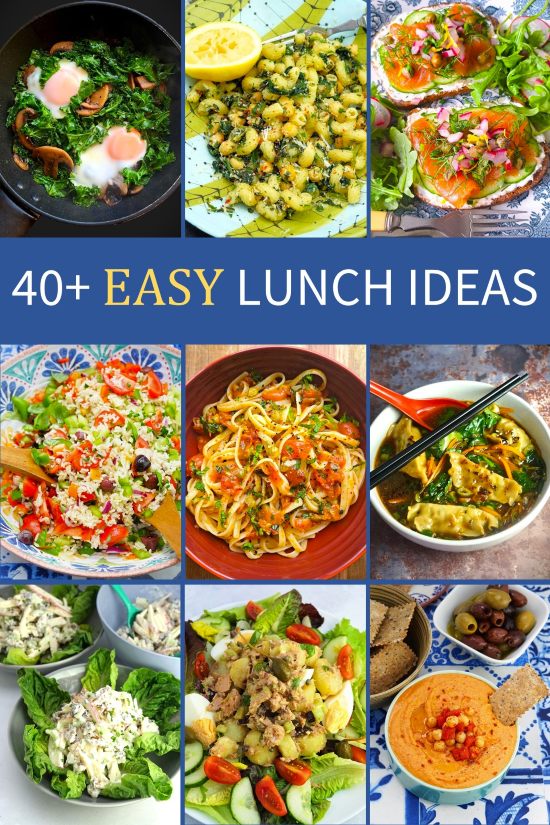 Easy lunch ideas