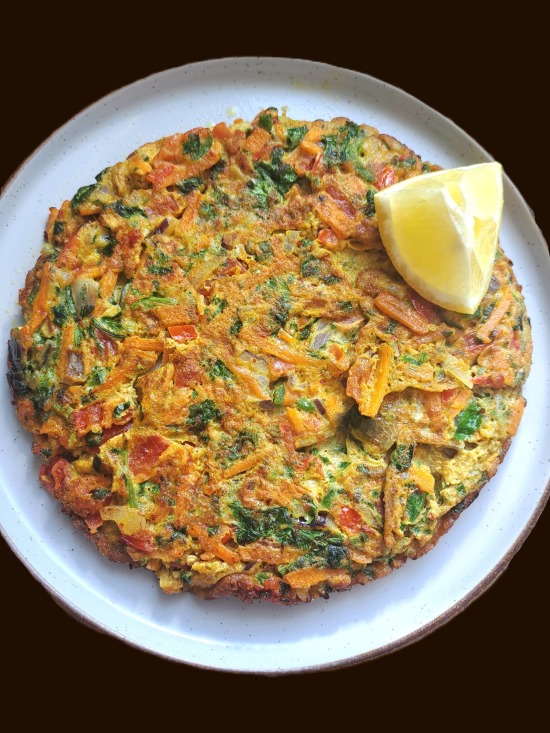 Vegetable Masala Omelette