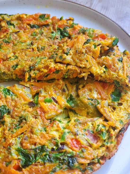 Vegetable Masala Omelette