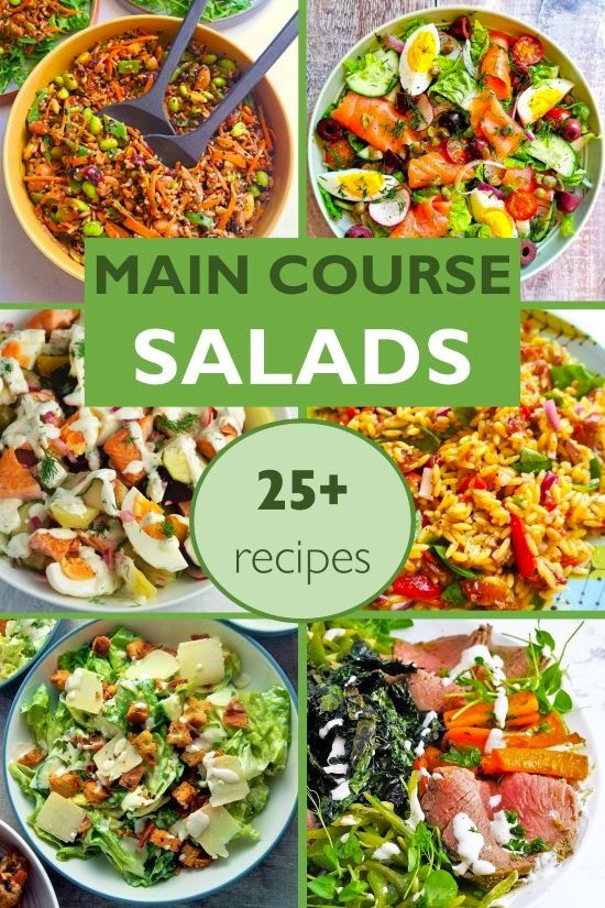 Main course salads