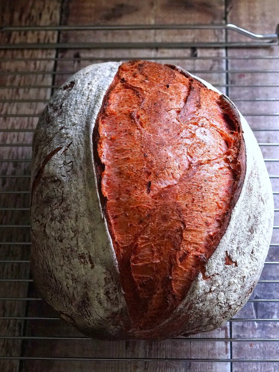 cooling Beetroot Bread