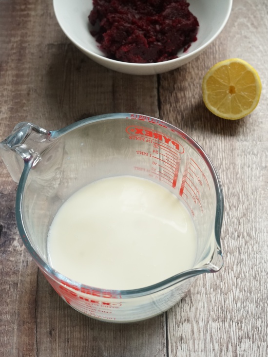 selected ingredients for Beetroot Bread