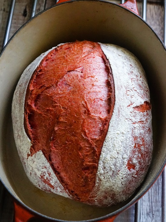 part baked Beetroot Bread