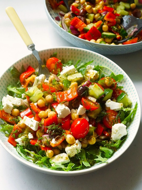 Mediterranean Chickpea Salad