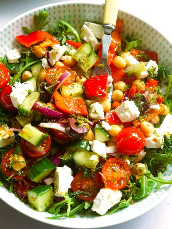 Mediterranean Chickpea Salad