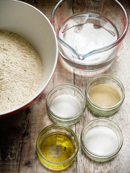ingredients for Simple Wholemeal Bread