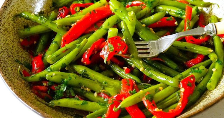 Green Bean and Roasted Pepper Salad