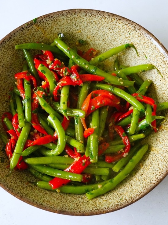Green Bean and Roasted Pepper Salad