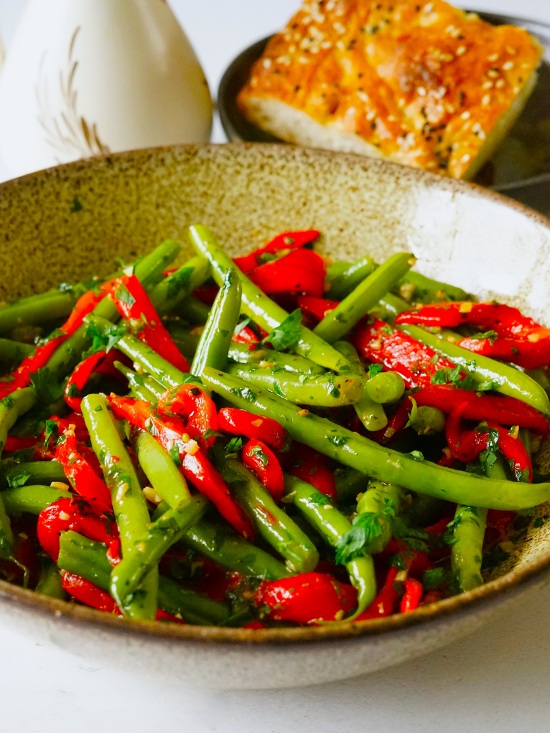 Green Bean and Roasted Pepper Salad