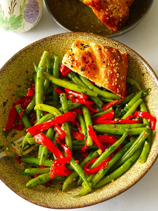 Green Bean and Roasted Pepper Salad