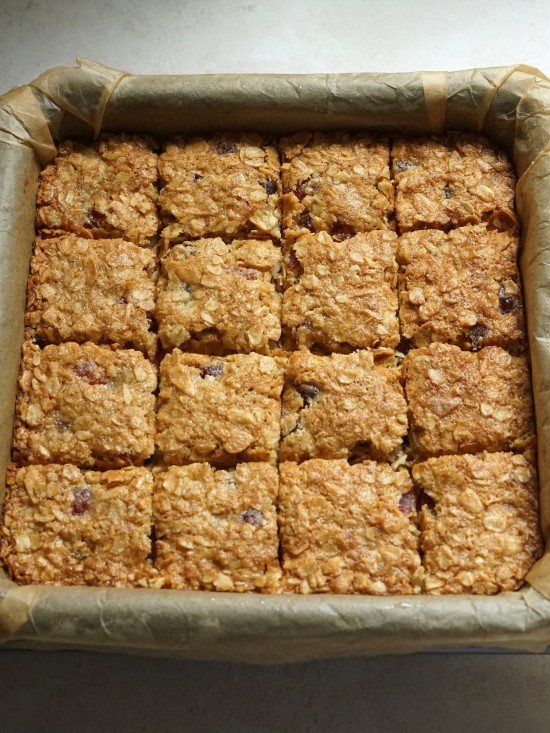 cooling Cherry Almond Oat Squares