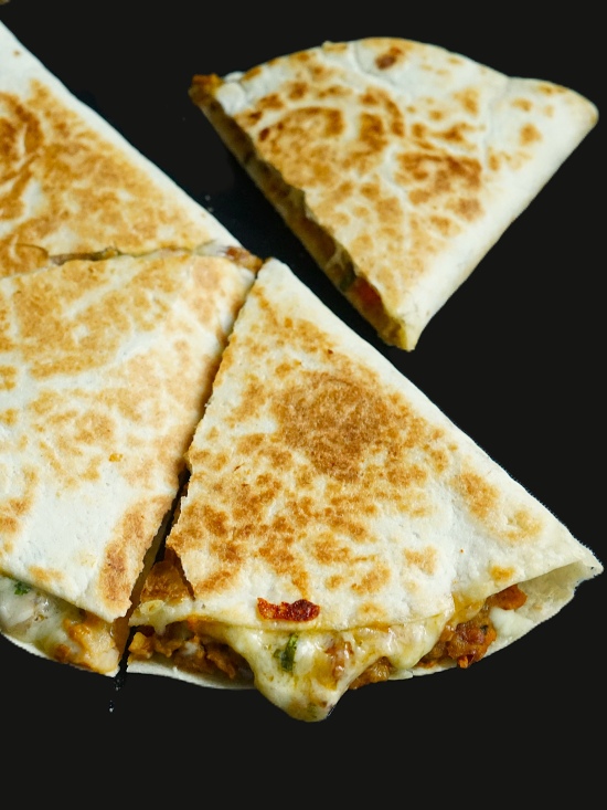 Refried Bean Quesadillas