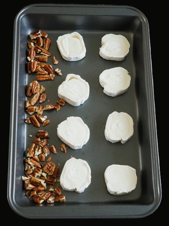 making Beetroot and Goat Cheese Toasts