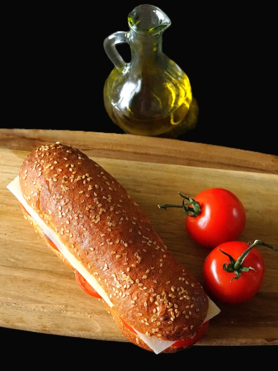 Semolina Baguette sandwich