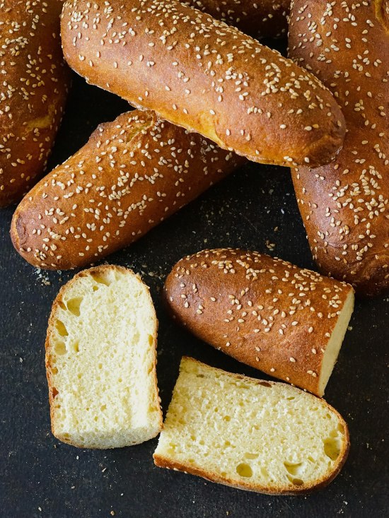 Semolina Baguettes