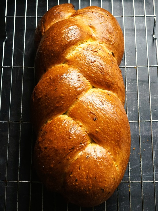 cooling Braided Plaited Herb Bread