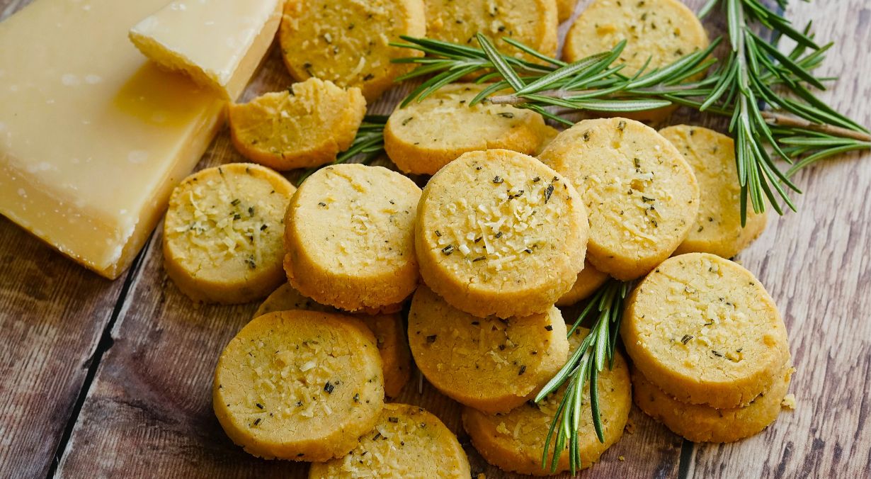 Stilton Shortbread Parmesan and Rosemary Shortbreads | Moorlands Eater | Recipes