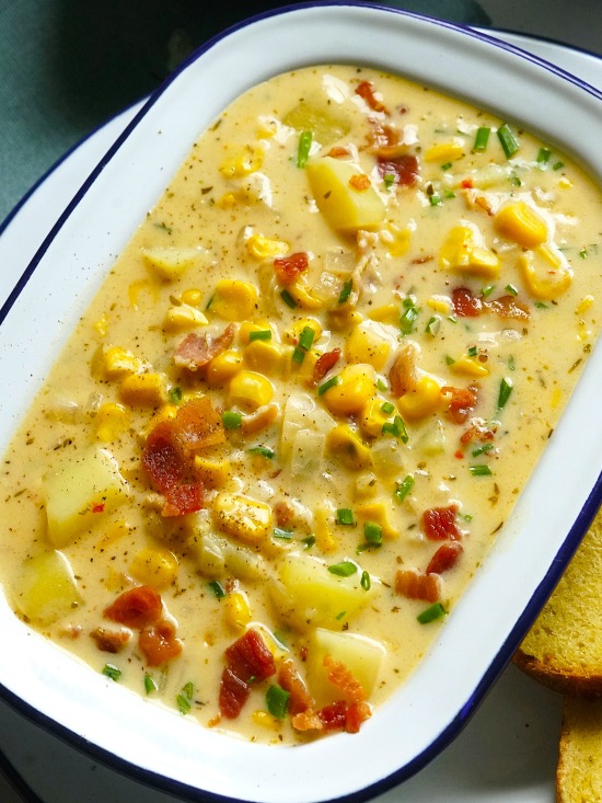 Sweetcorn and Bacon Chowder