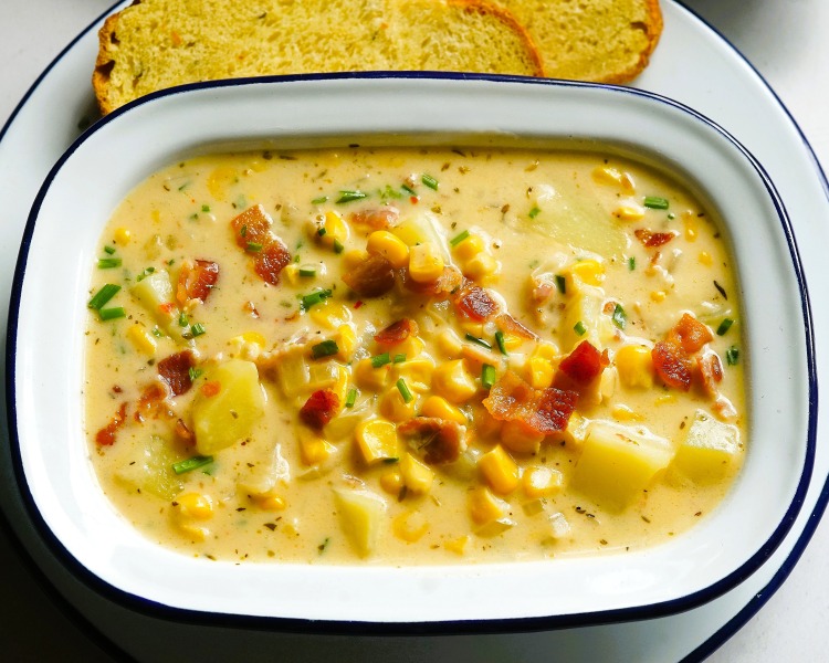 Sweetcorn and Bacon Chowder