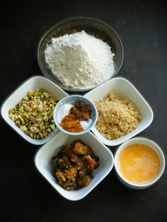 Ingredients for Mince Pie Biscotti