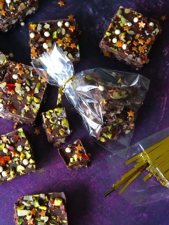 Christmas Chocolate Tiffin