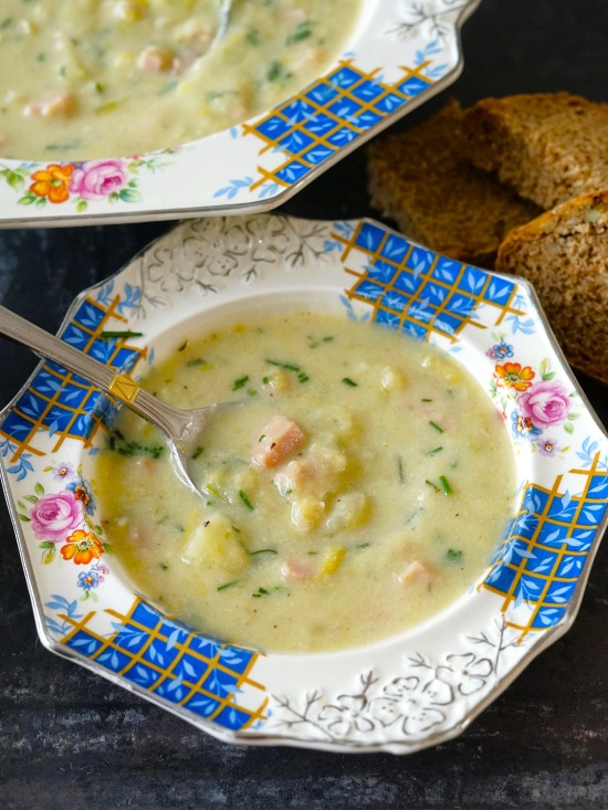 Leek, Potato & Ham Soup
