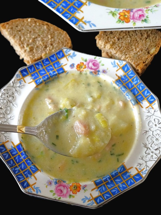 Leek, Potato & Ham Soup