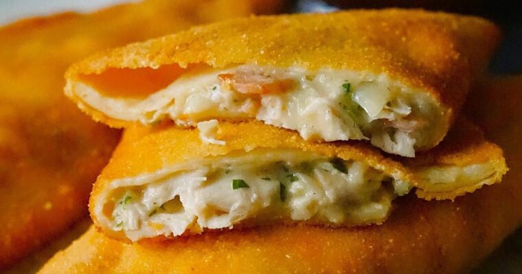 Chicken and Bacon Crispy Pancakes