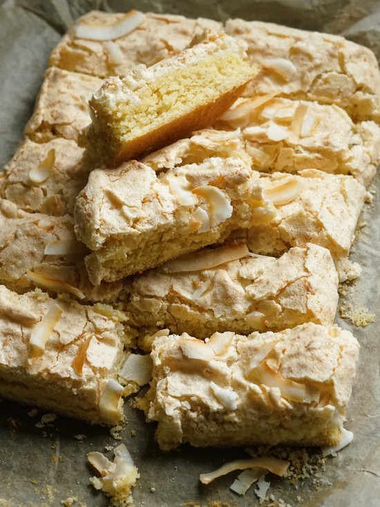 Coconut Meringue Slices