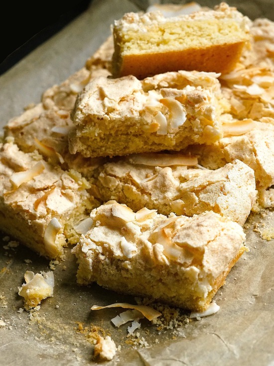 Coconut Meringue Slices