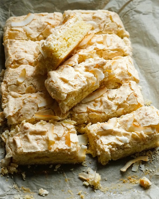 Coconut Meringue Slices