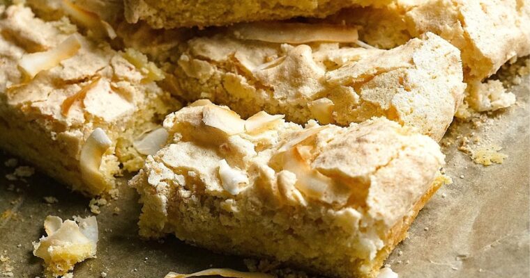 Coconut Meringue Slices