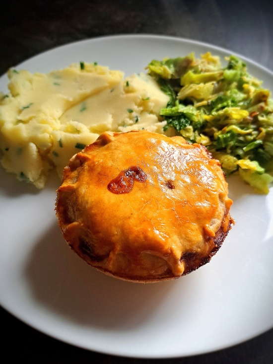 Venison, Mushroom and Bacon Pies