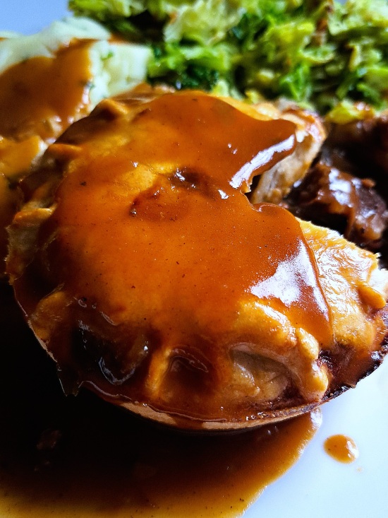 Venison, Mushroom and Bacon Pies