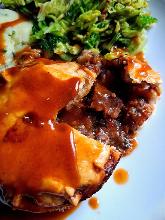 Venison, Mushroom and Bacon Pies