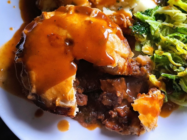 Venison, Mushroom and Bacon Pies