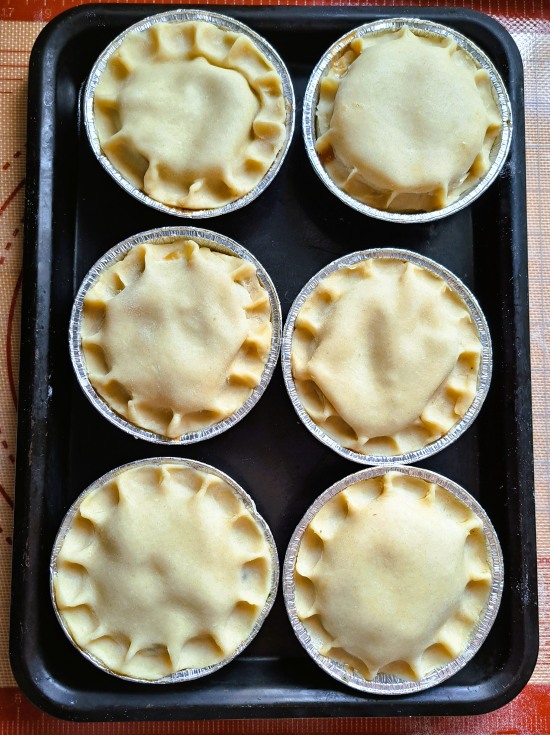 Venison, Mushroom and Bacon Pies