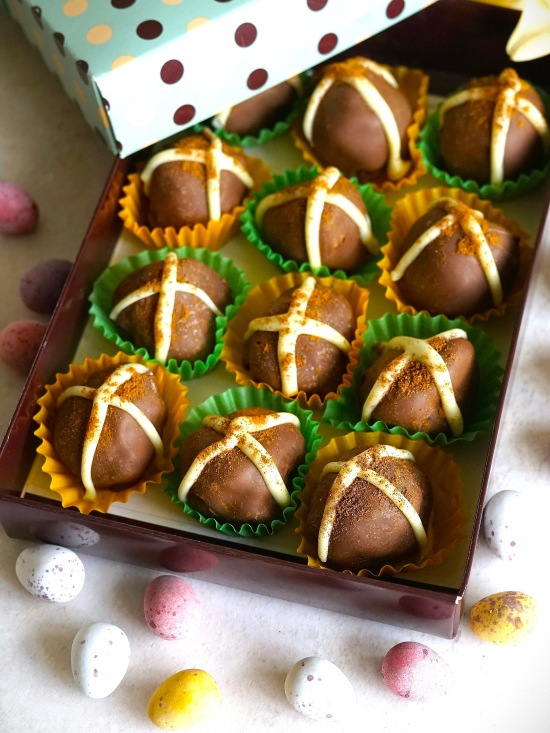 Hot Cross Bun Truffles