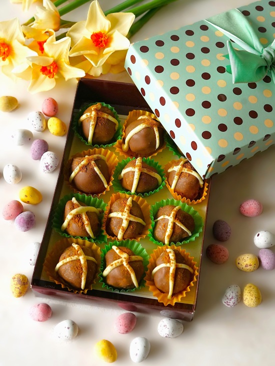 Hot Cross Bun Truffles