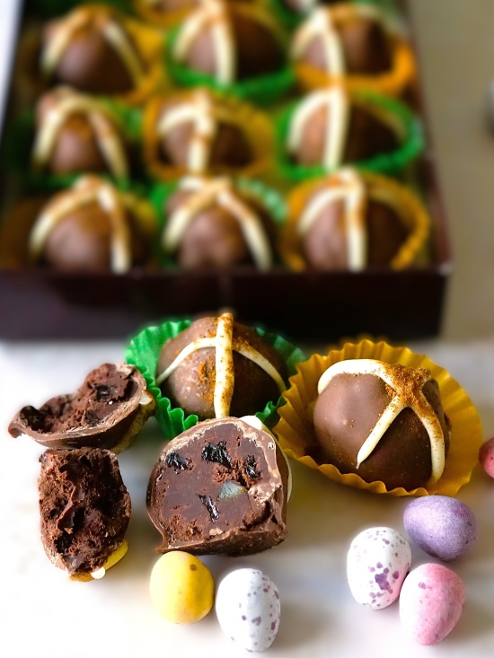 Hot Cross Bun Truffles