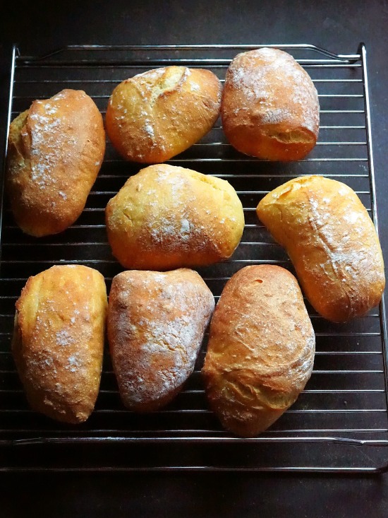 cooling Rustic Bread Rolls