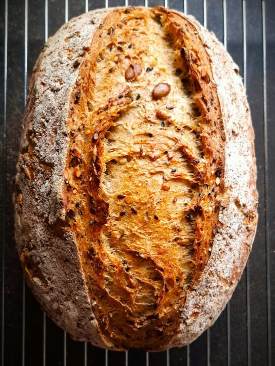 just baked Seeded Malthouse Loaf