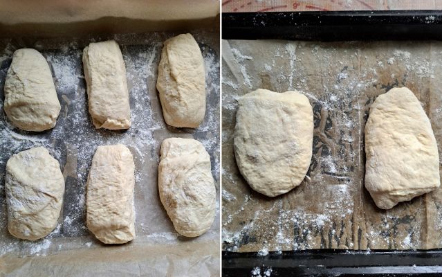 shaping dough for Rustic Bread Rolls