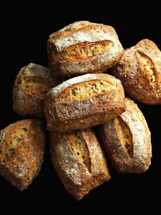 Seeded Rustic Bread Rolls