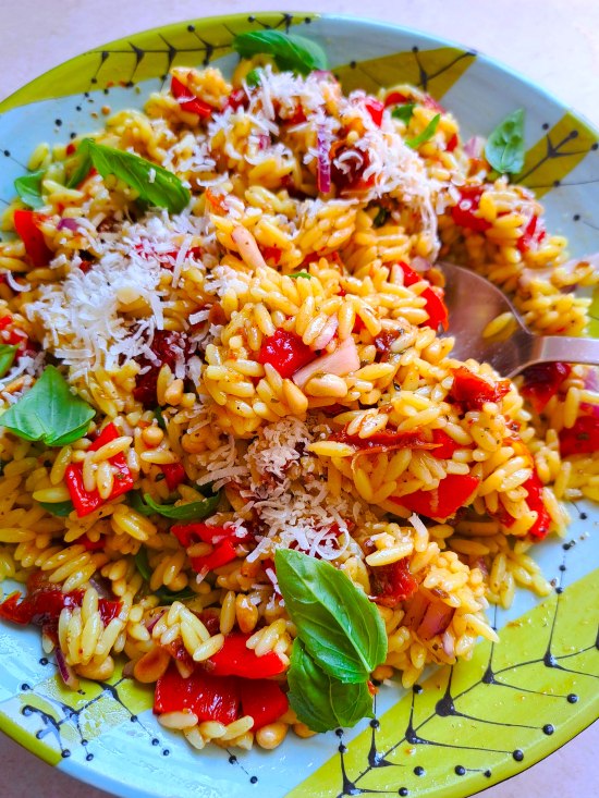 Sun-Dried Tomato Orzo Salad